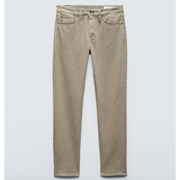rag & bone Fit 2 Slim Fit Dark Taupe Men's Denim Jeans, 31x32 Aero Stretch - Picture 1 of 14